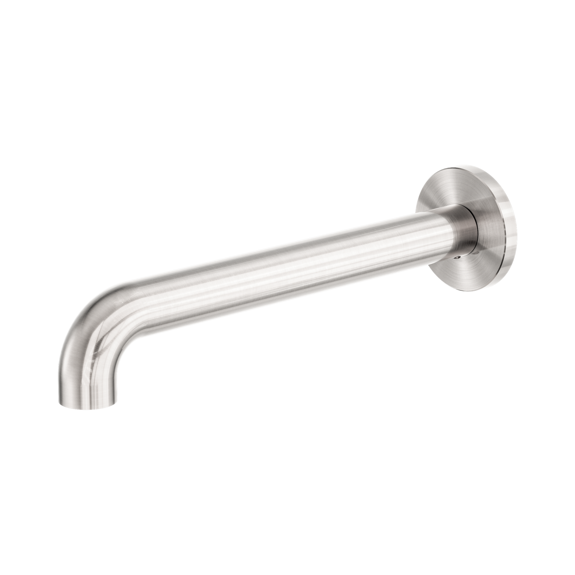 Nero Zen SS316L Round Basin/Bath Spout Only 230mm, Brushed Nickel