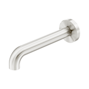 Nero Zen SS316L Round Basin/Bath Spout Only 185mm II, Brushed Nickel