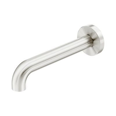 Nero Zen SS316L Round Basin/Bath Spout Only 185mm II, Brushed Nickel