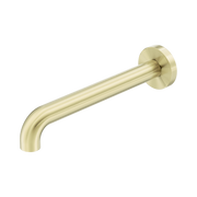 Nero Zen SS316L Round Basin/Bath Spout Only 230mm II, Brushed Gold