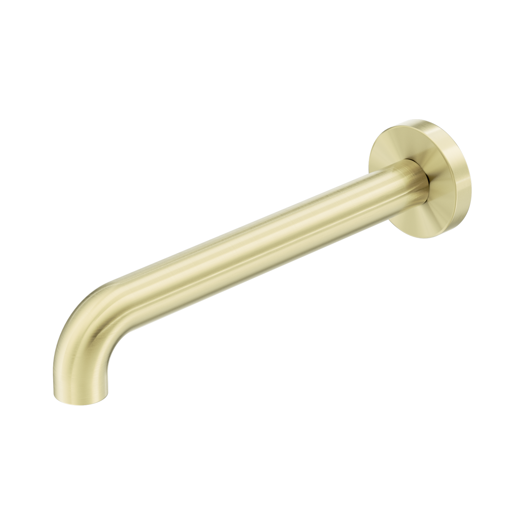 Nero Zen SS316L Round Basin/Bath Spout Only 230mm II, Brushed Gold
