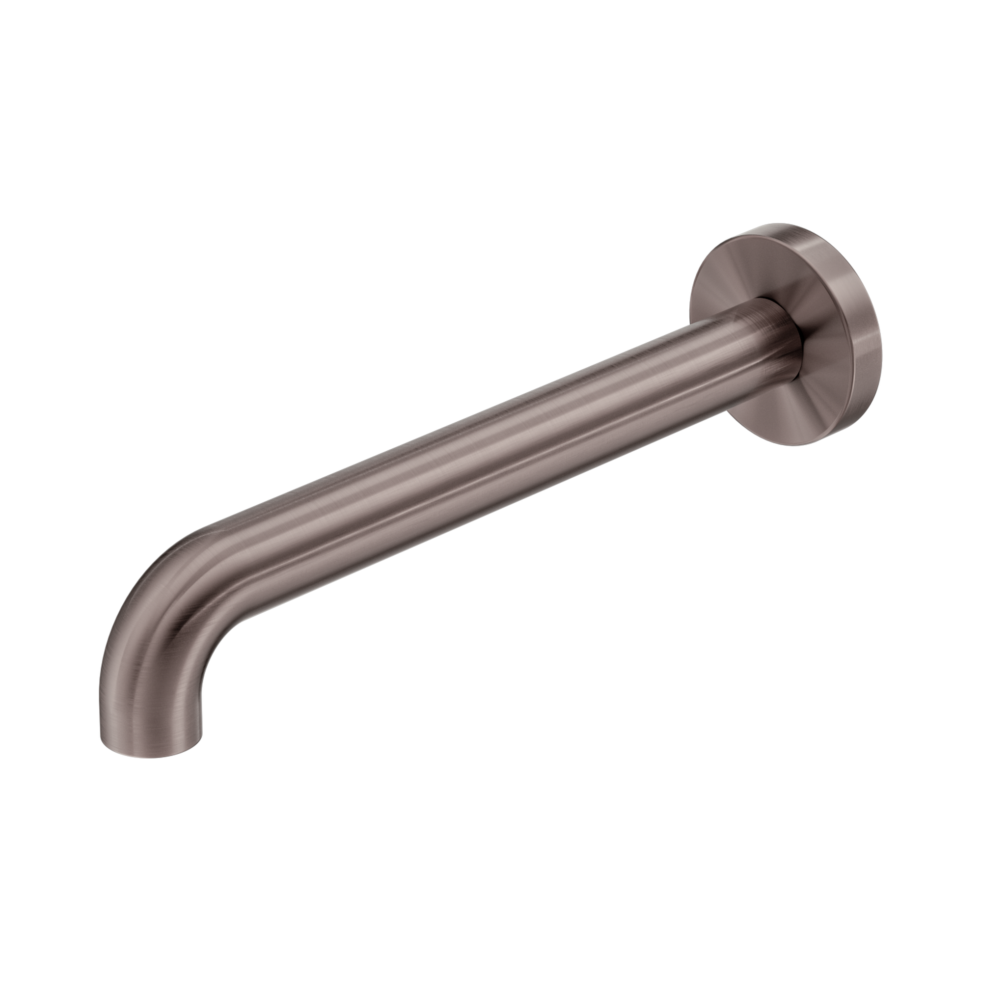 Nero Zen SS316L Round Basin/Bath Spout Only 230mm II, Brushed Bronze