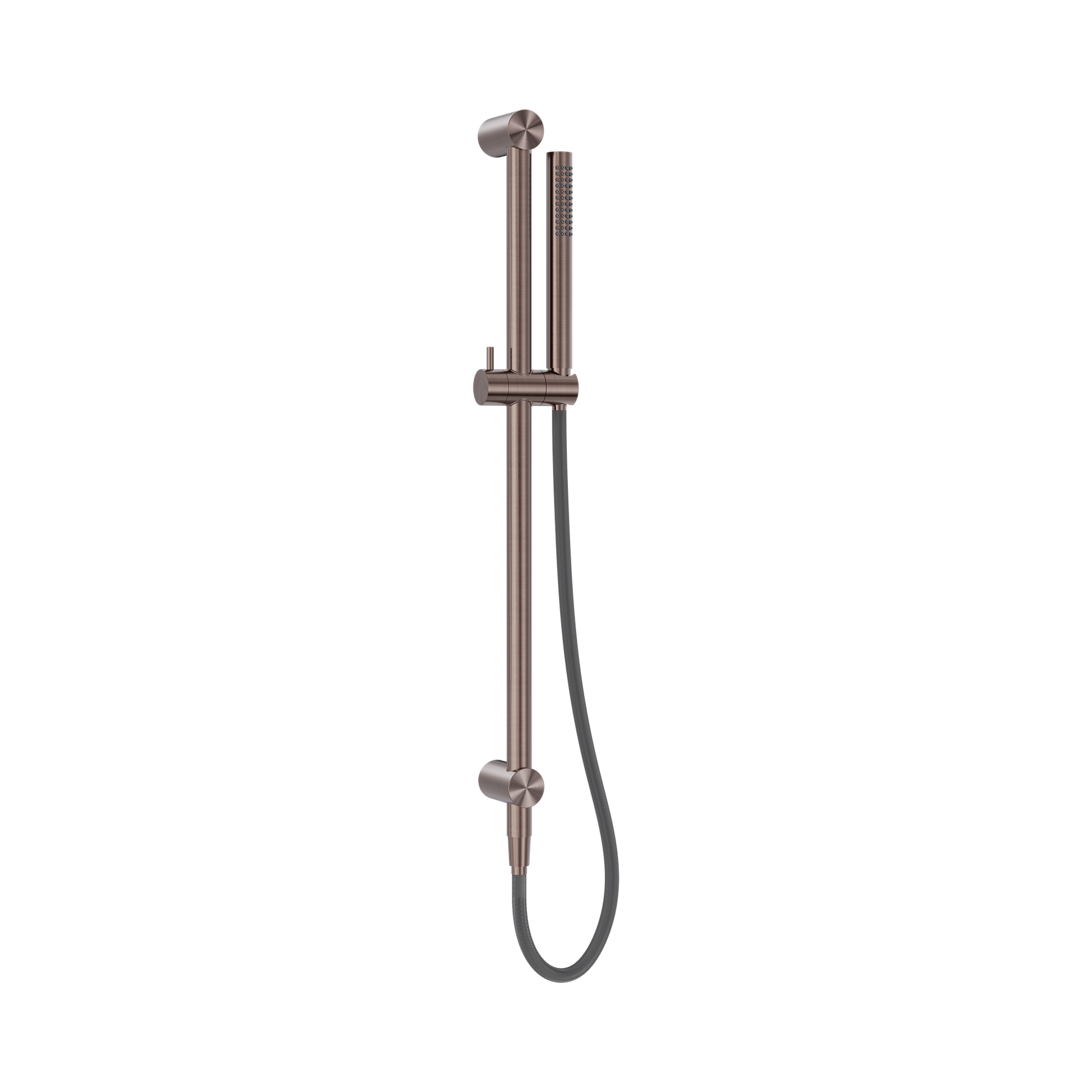Nero Zen SS316L Shower Rail With Outdoor Shower Hose, Brushed Bronze