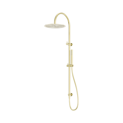 Nero Zen SS316L Twin Shower, Brushed Gold
