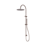 Nero Zen SS316L Twin Shower, Brushed Bronze