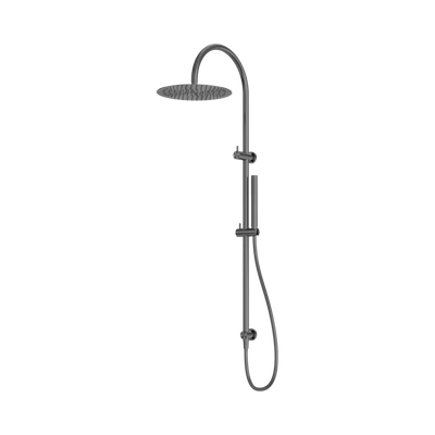 Nero Zen SS316L Twin Shower, Graphite