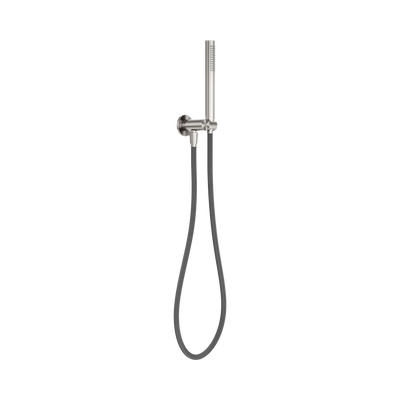 Nero Zen SS316L Shower On Bracket With Outdoor Shower Hose, Brushed Nickel