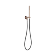 Nero Zen SS316L Shower On Bracket With Outdoor Shower Hose, Brushed Bronze