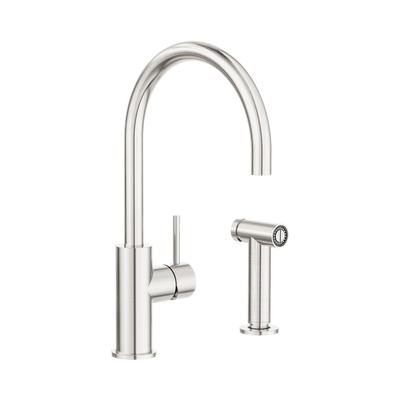 Nero Zen SS316L Kitchen Mixer With Hand Spray, Brushed Nickel