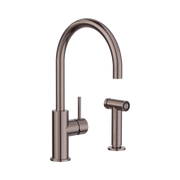Nero Zen SS316L Kitchen Mixer With Hand Spray, Brushed Bronze