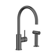 Nero Zen SS316L Kitchen Mixer With Hand Spray, Graphite