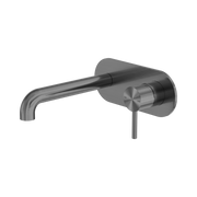 Nero Zen SS316L Wall Mixer Set 185mm Spout, Graphite