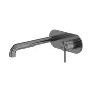 Nero Zen SS316L Wall Mixer Set 230mm Spout, Graphite