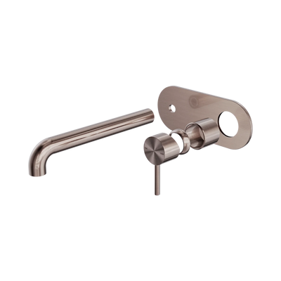 Nero Zen SS316L Wall Basin/Bath Mixer 230mm Spout Trim Kits Only, Brushed Bronze