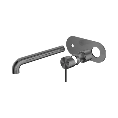 Nero Zen SS316L Wall Basin/Bath Mixer 230mm Spout Trim Kits Only, Graphite
