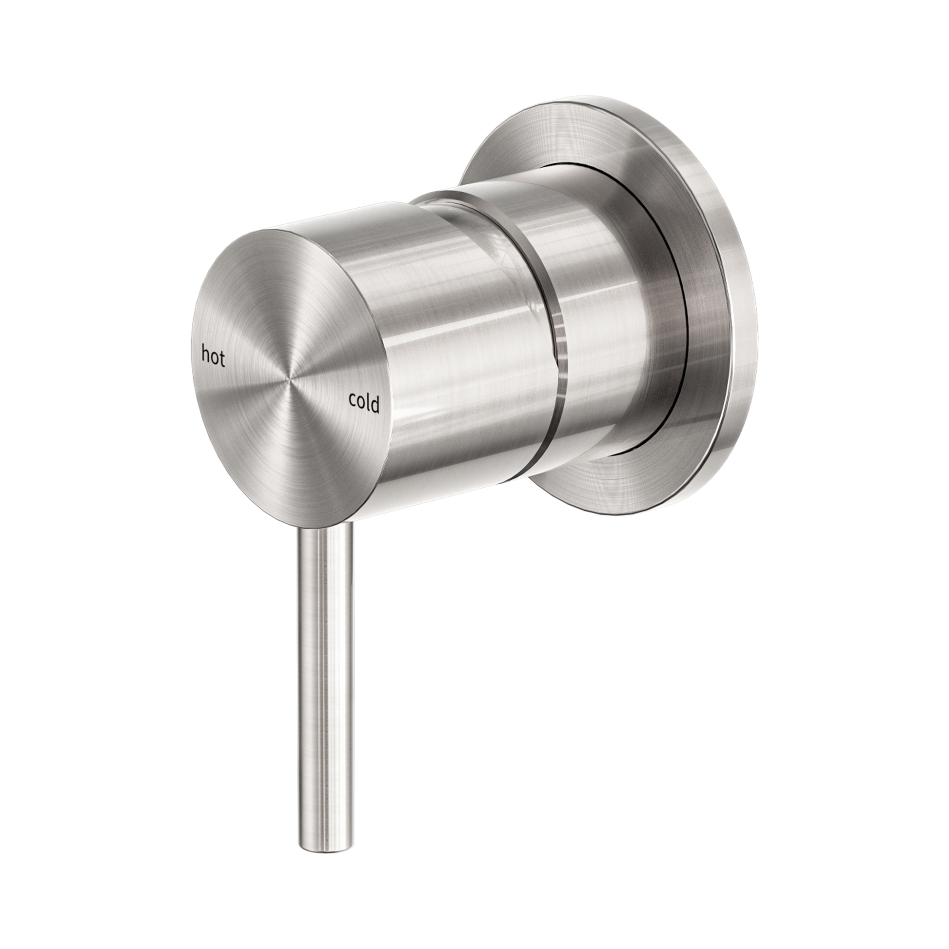 Nero Zen SS316L Wall/Shower Mixer, Brushed Nickel
