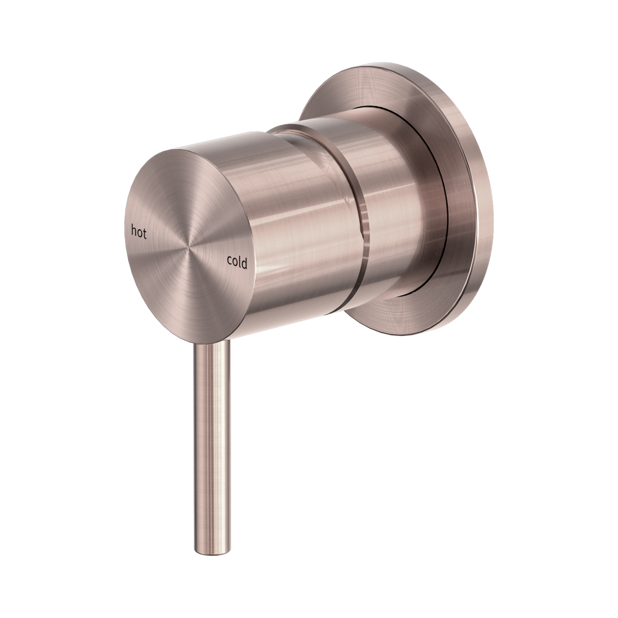 Nero Zen SS316L Wall/Shower Mixer, Brushed Bronze