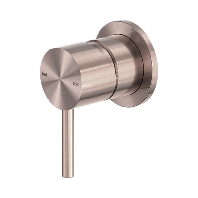 Nero Zen SS316L Shower Mixer, Brushed Bronze