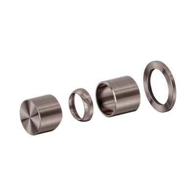 Nero Zen SS316L Pinless Shower Mixer Trim Kit Only, Brushed Bronze