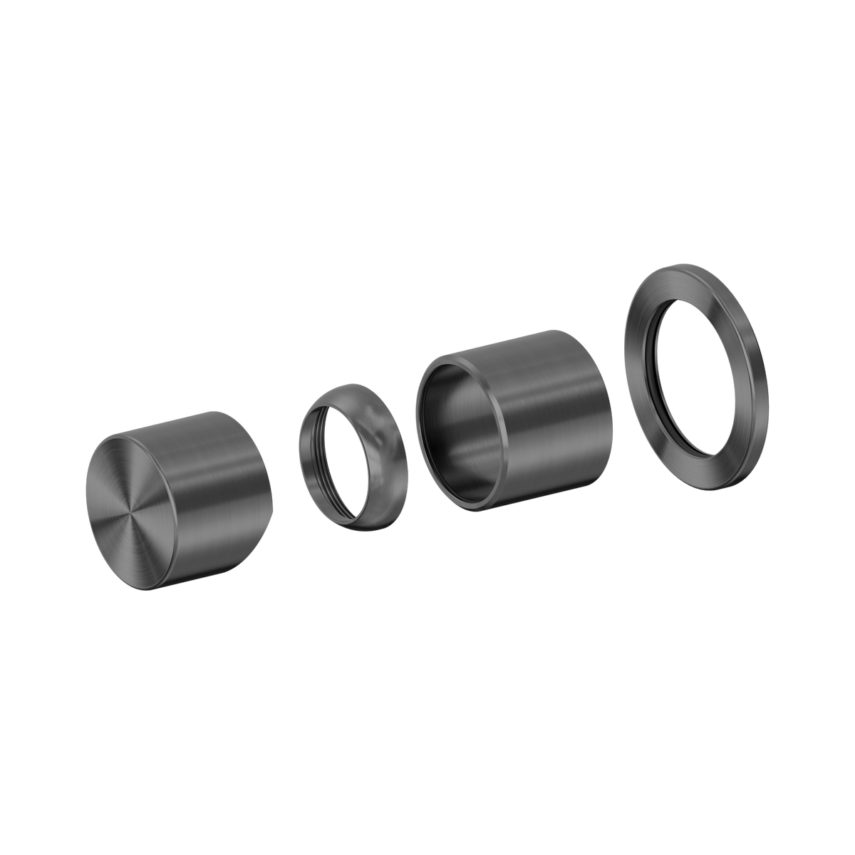 Nero Zen SS316L Pinless Shower Mixer Trim Kit Only, Graphite