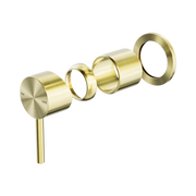 Nero Zen SS316L Wall/Shower Mixer Trim Kits Only, Brushed Gold