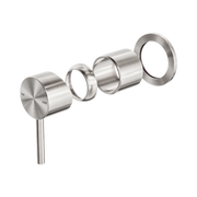 Nero Zen SS316L Wall/Shower Mixer Trim Kits Only, Brushed Nickel