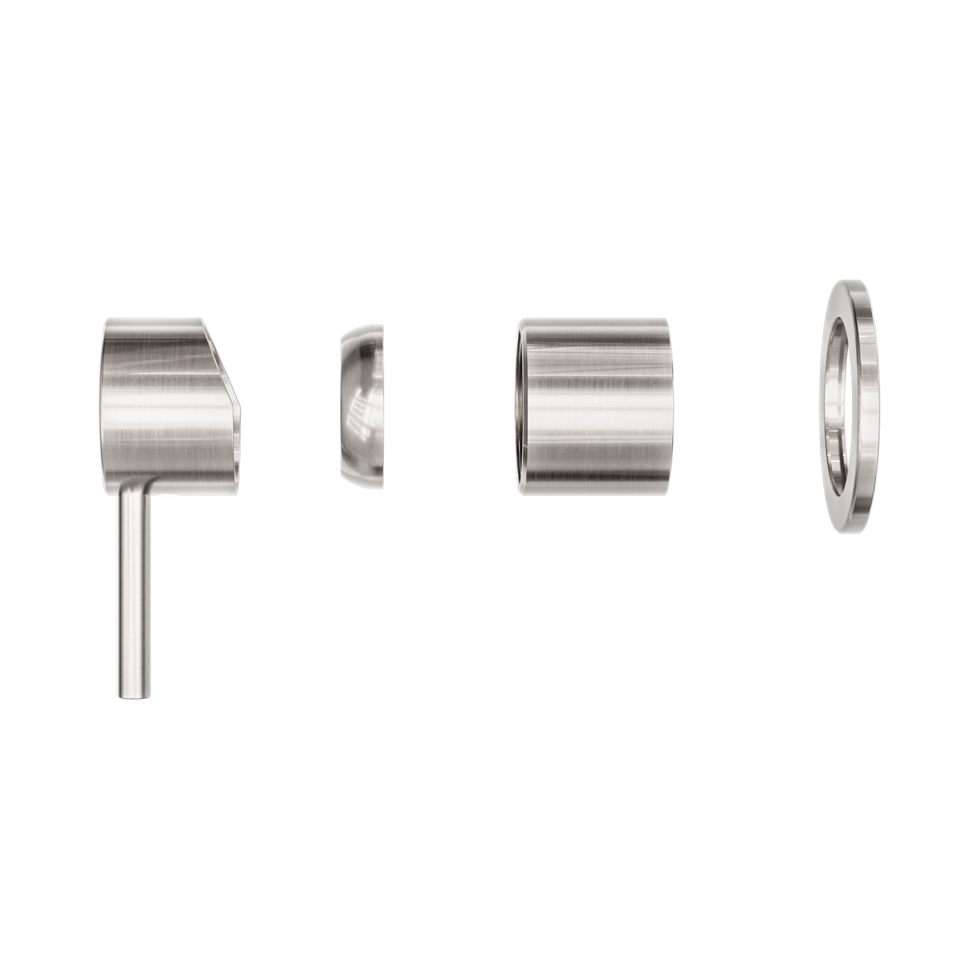 Nero Zen SS316L Wall/Shower Mixer Trim Kits Only, Brushed Nickel