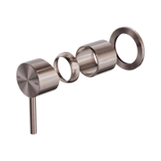 Nero Zen SS316L Wall/Shower Mixer Trim Kits Only, Brushed Bronze