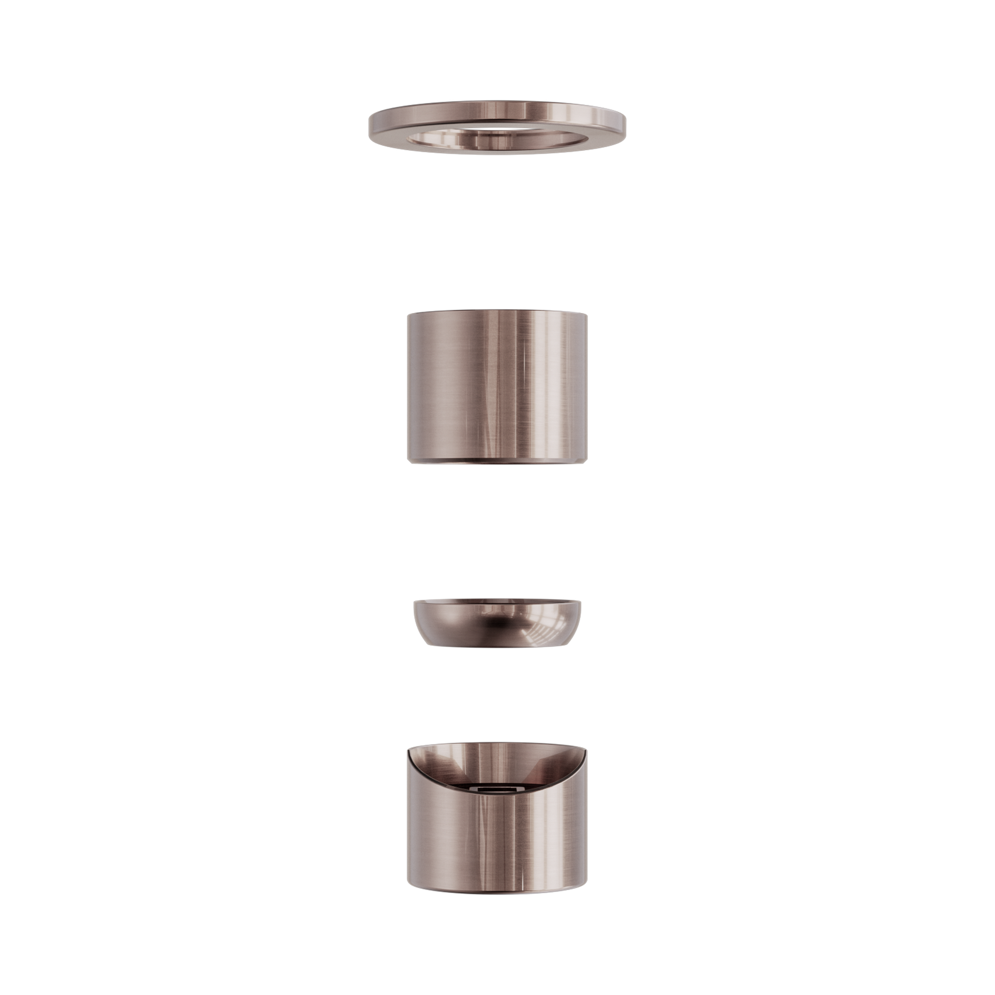 Nero Zen SS316L Wall/Shower Mixer Trim Kits Only, Brushed Bronze