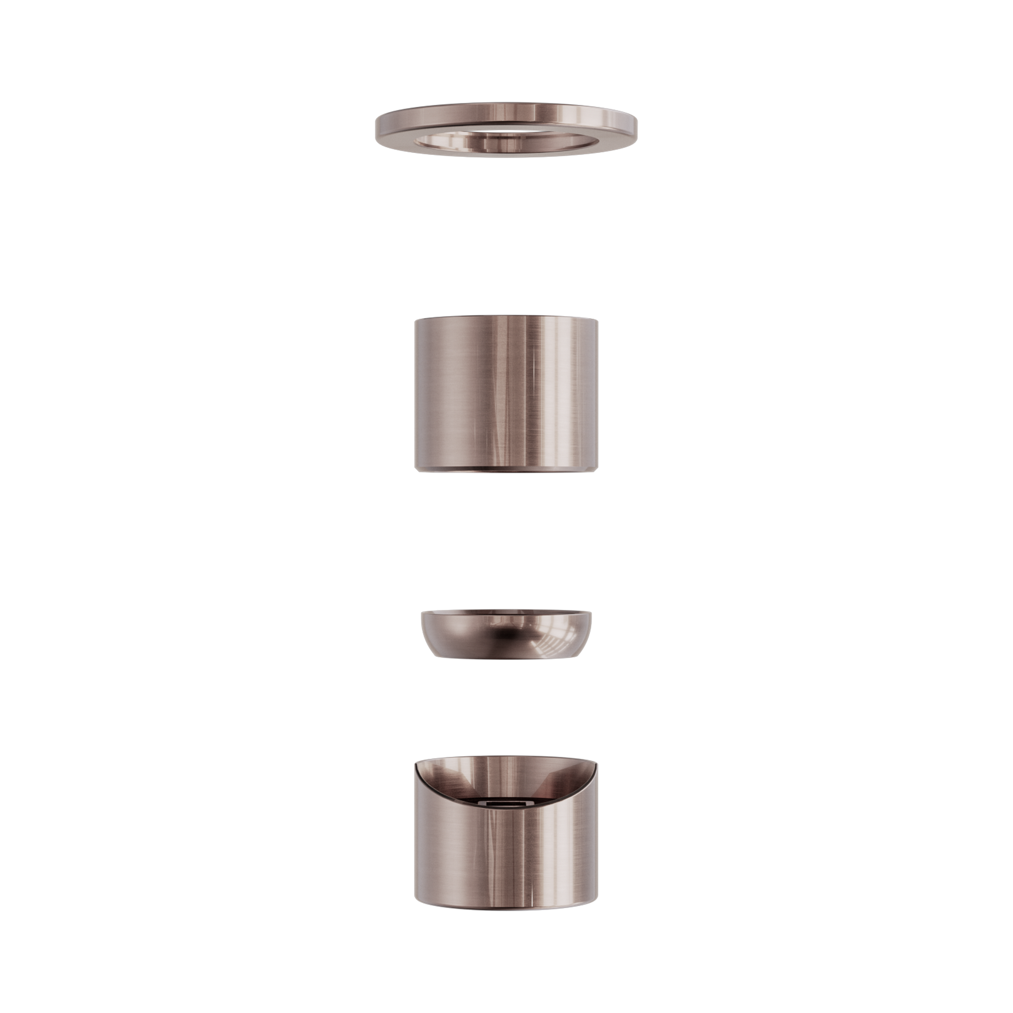 Nero Zen SS316L Wall/Shower Mixer Trim Kits Only, Brushed Bronze