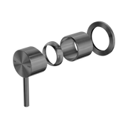 Nero Zen SS316L Wall/Shower Mixer Trim Kits Only, Graphite