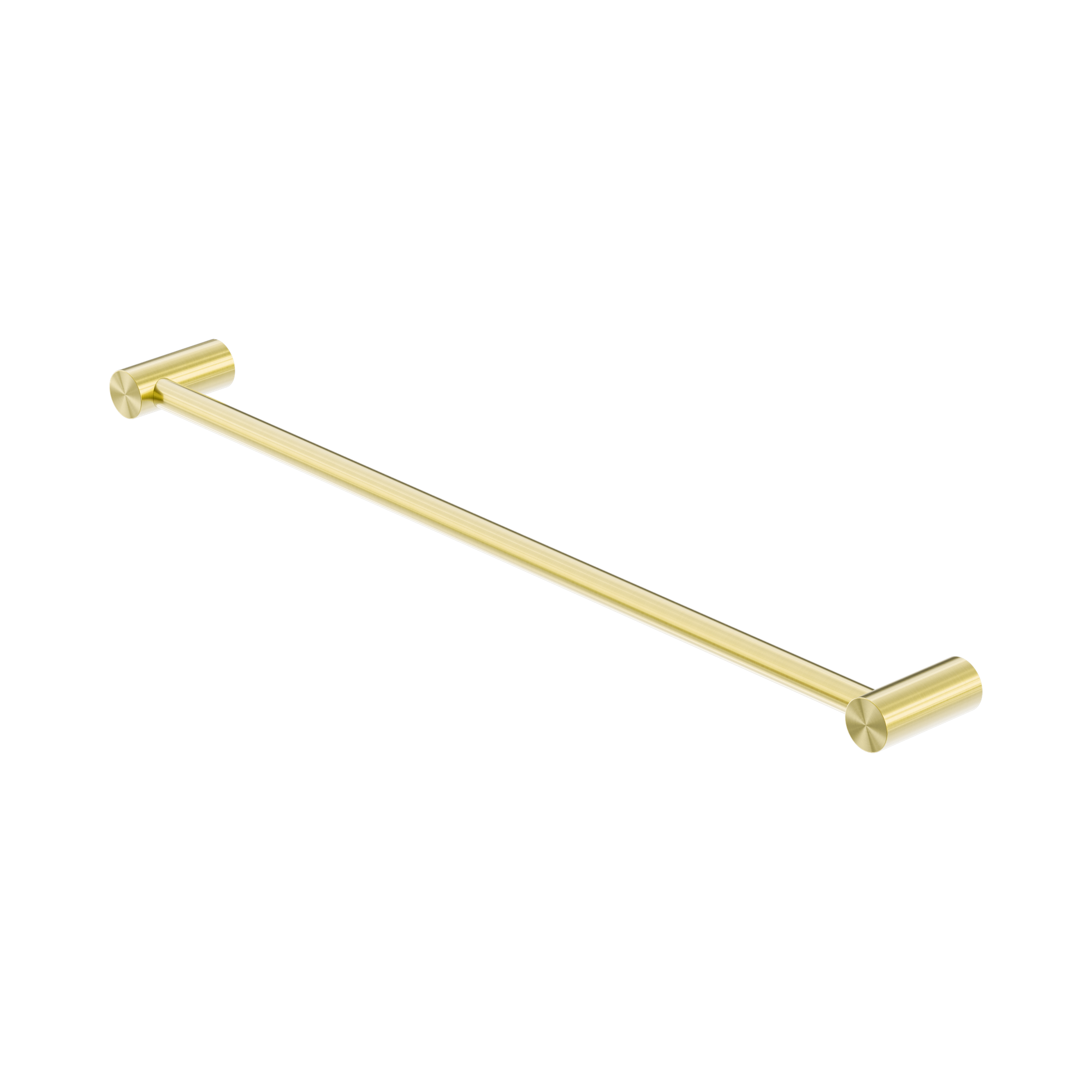 Nero Zen SS316L Single Towel Rail 600mm, Brushed Gold