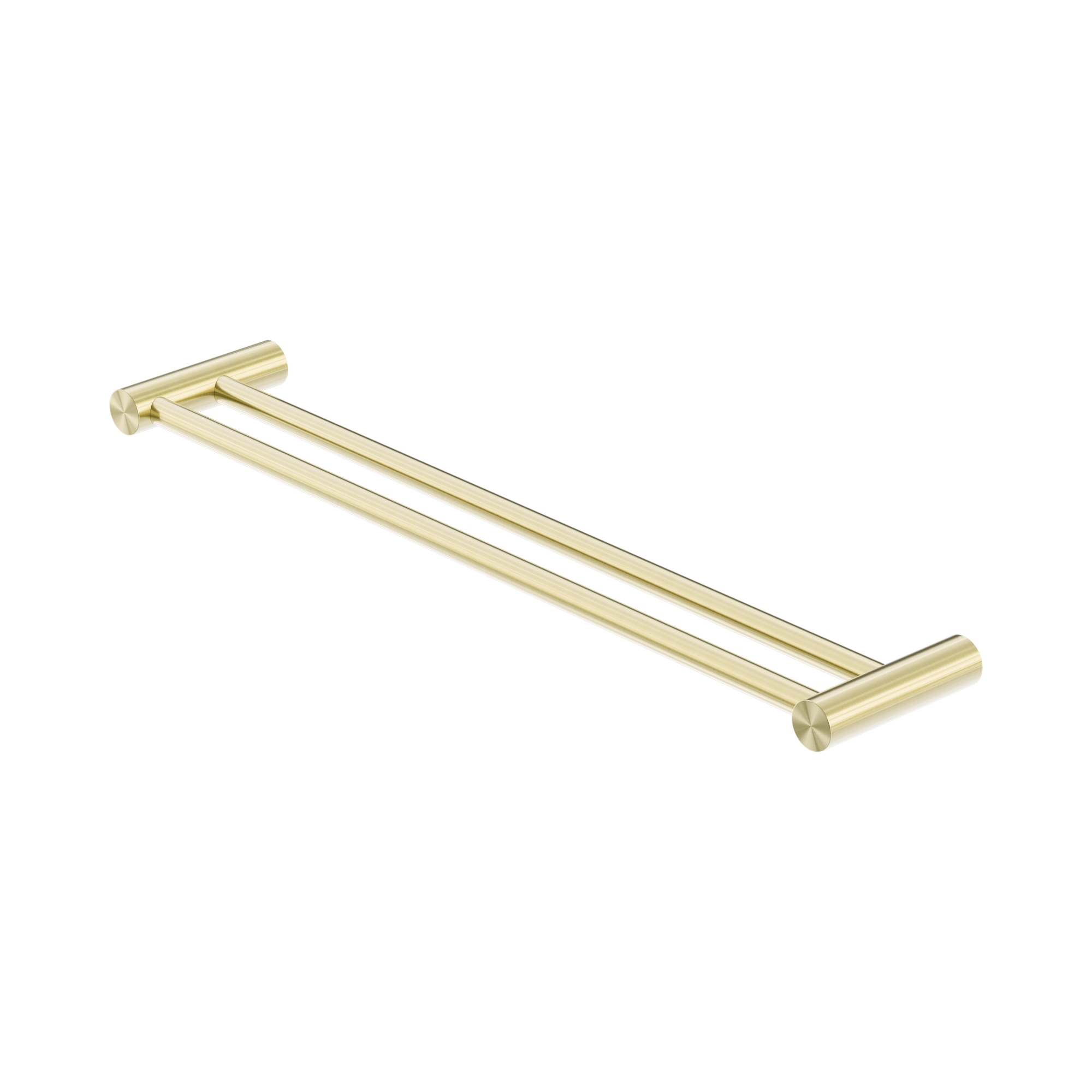 Nero Zen SS316L Double Towel Rail 600mm, Brushed Gold