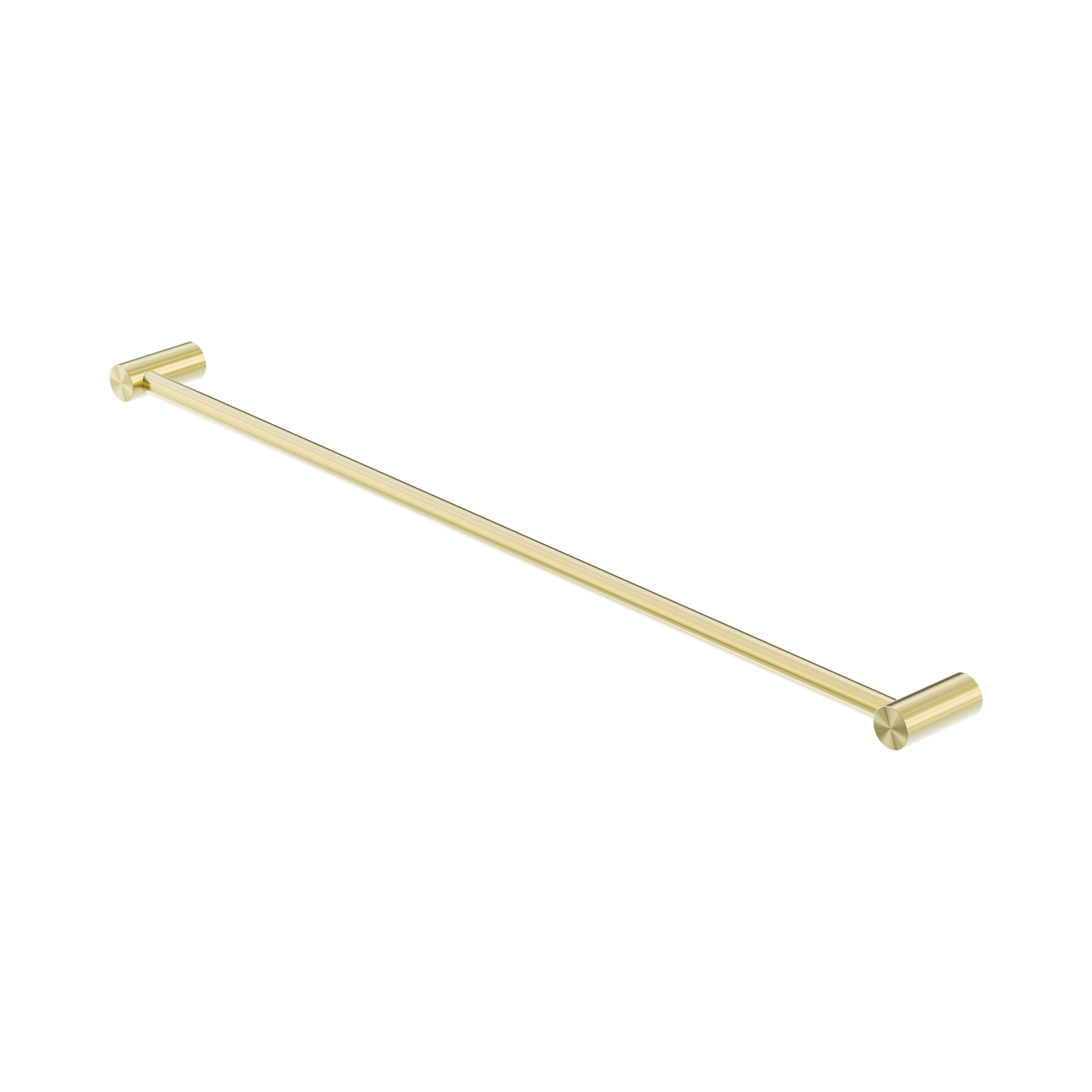 Nero Zen SS316L Single Towel Rail 800mm, Brushed Gold