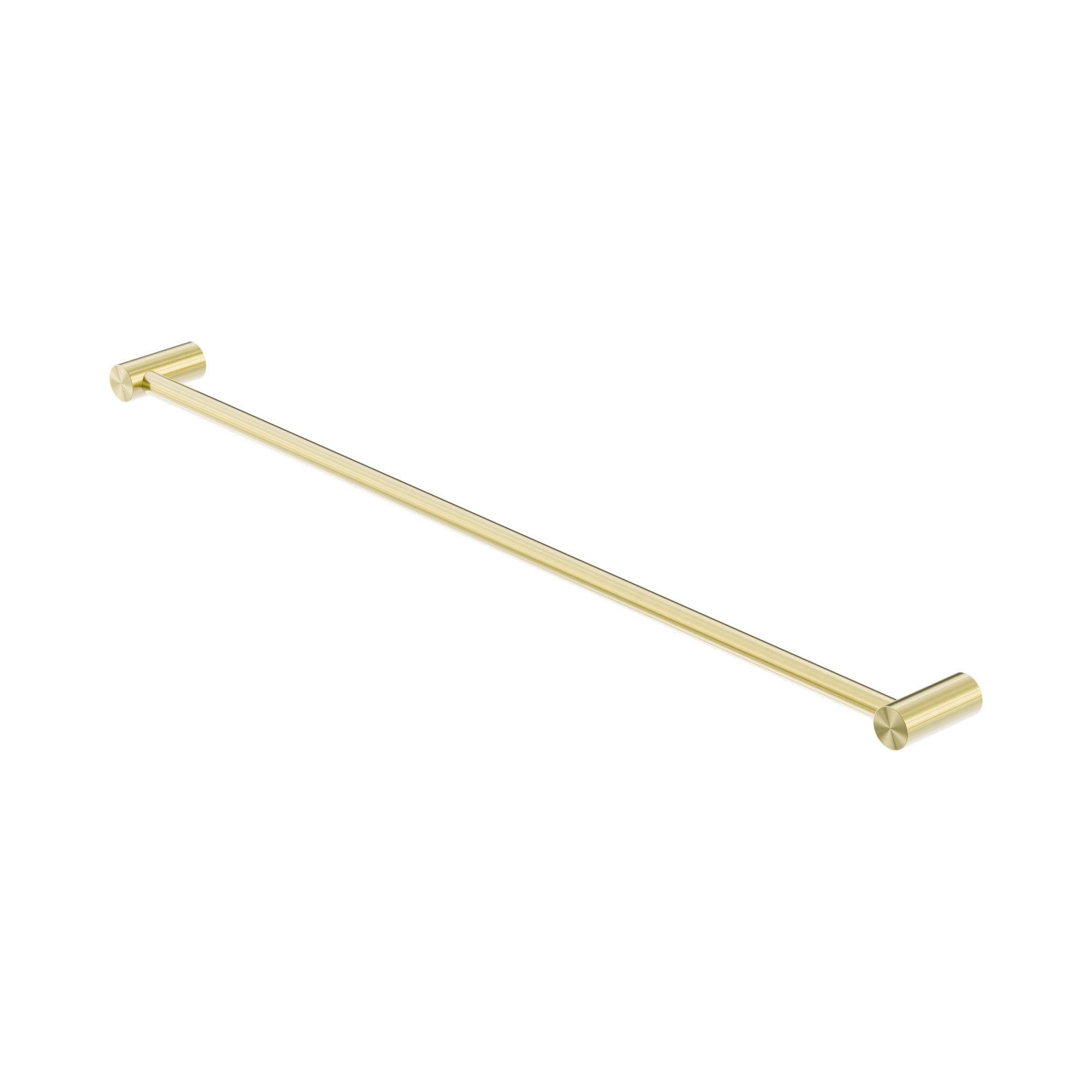 Nero Zen SS316L Single Towel Rail 800mm, Brushed Gold