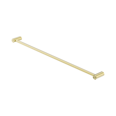 Nero Zen SS316L Single Towel Rail 800mm, Brushed Gold