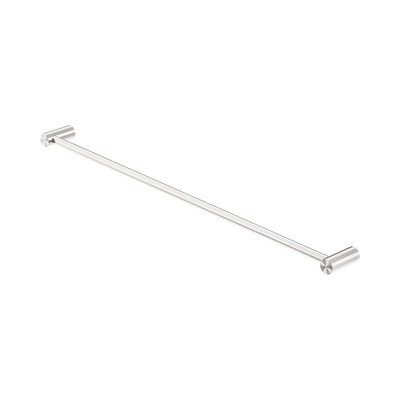 Nero Zen SS316L Single Towel Rail 800mm, Brushed Nickel
