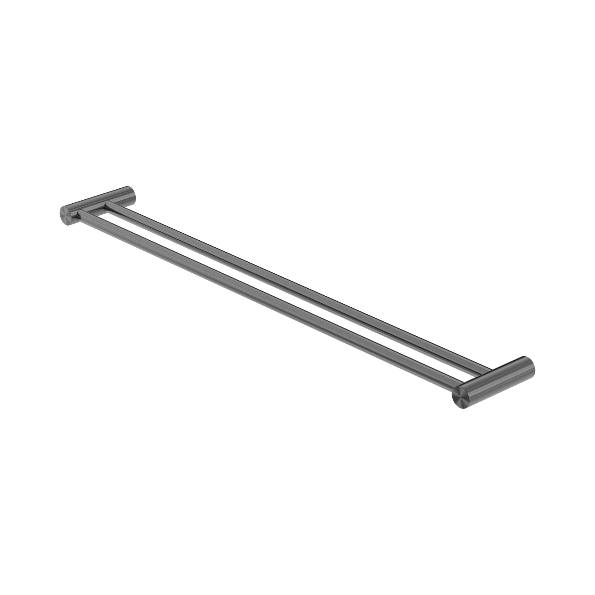 Nero Zen SS316L Double Towel Rail 800mm, Graphite