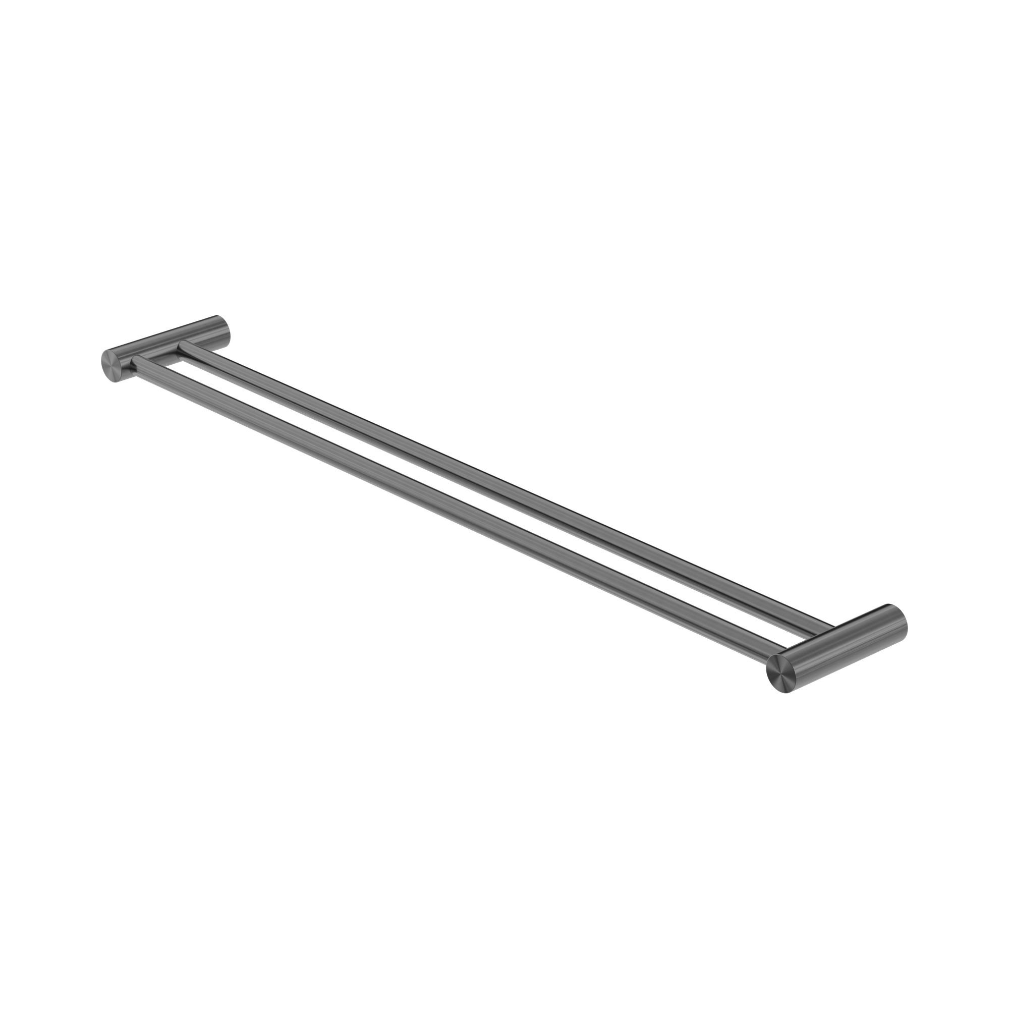 Nero Zen SS316L Double Towel Rail 800mm, Graphite