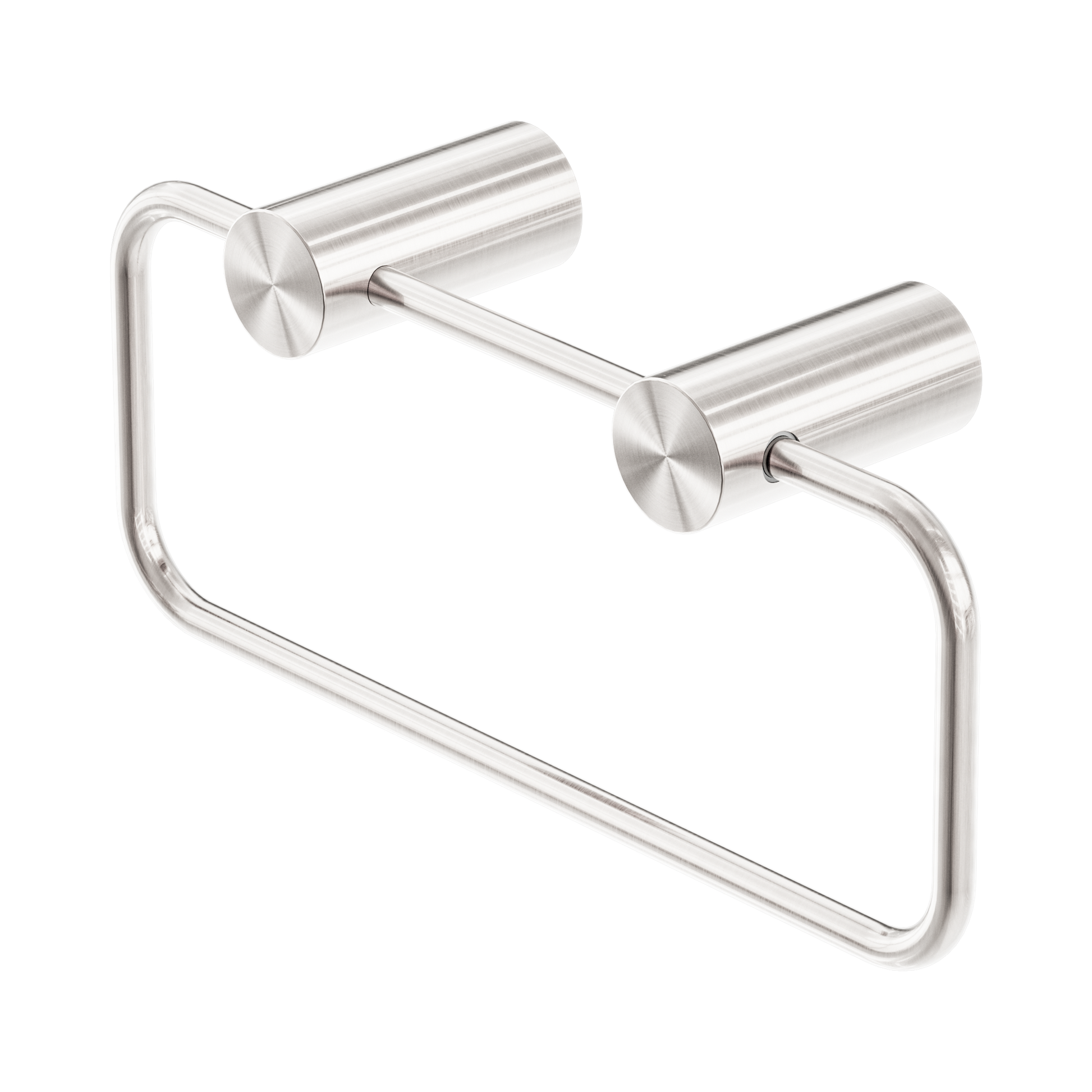 Nero Zen SS316L Hand Towel Ring, Brushed Nickel