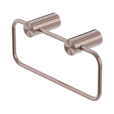 Nero Zen SS316L Hand Towel Ring, Brushed Bronze