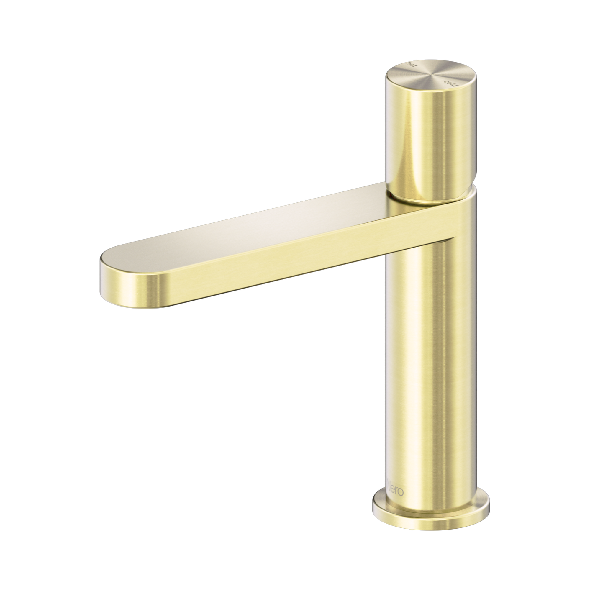Nero Pure SS316L Basin Mixer, Brushed Gold