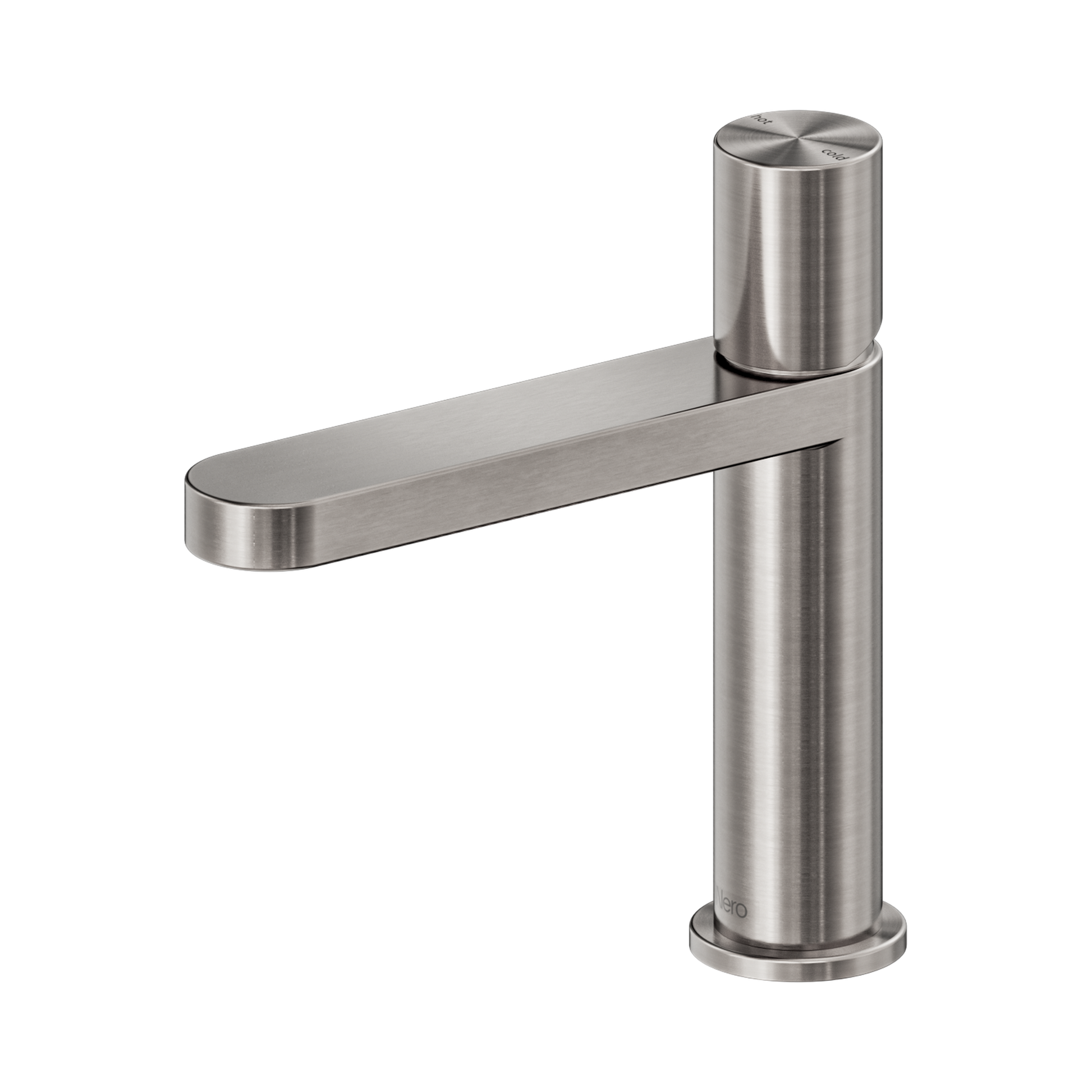 Nero Pure SS316L Basin Mixer, Brushed Nickel