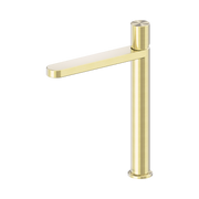 Nero Pure SS316L Tall Basin Mixer, Brushed Gold