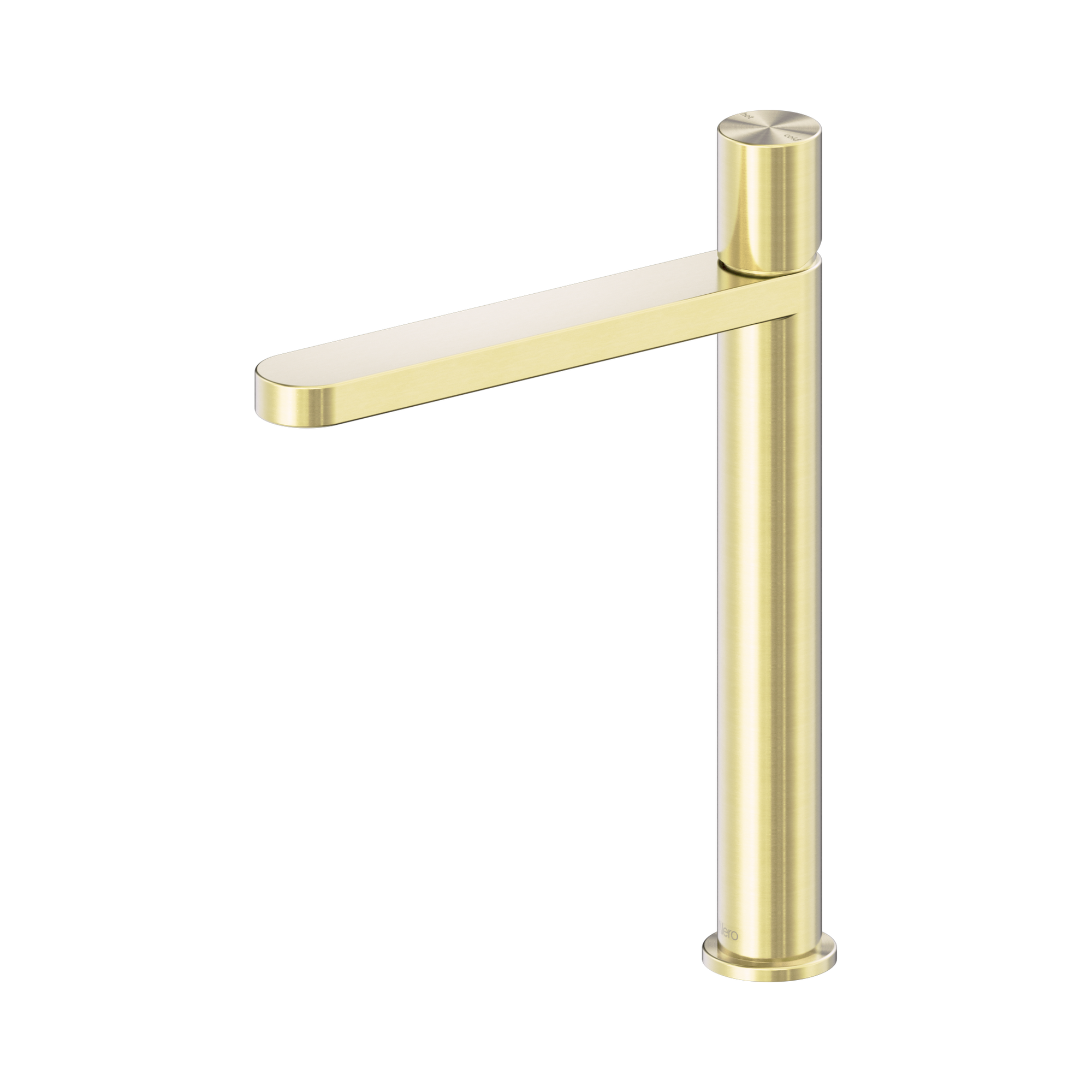 Nero Pure SS316L Tall Basin Mixer, Brushed Gold