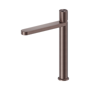 Nero Pure SS316L Tall Basin Mixer, Brushed Bronze
