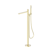 Nero Pure SS316L Progressive Freestanding Bath Mixer, Brushed Gold