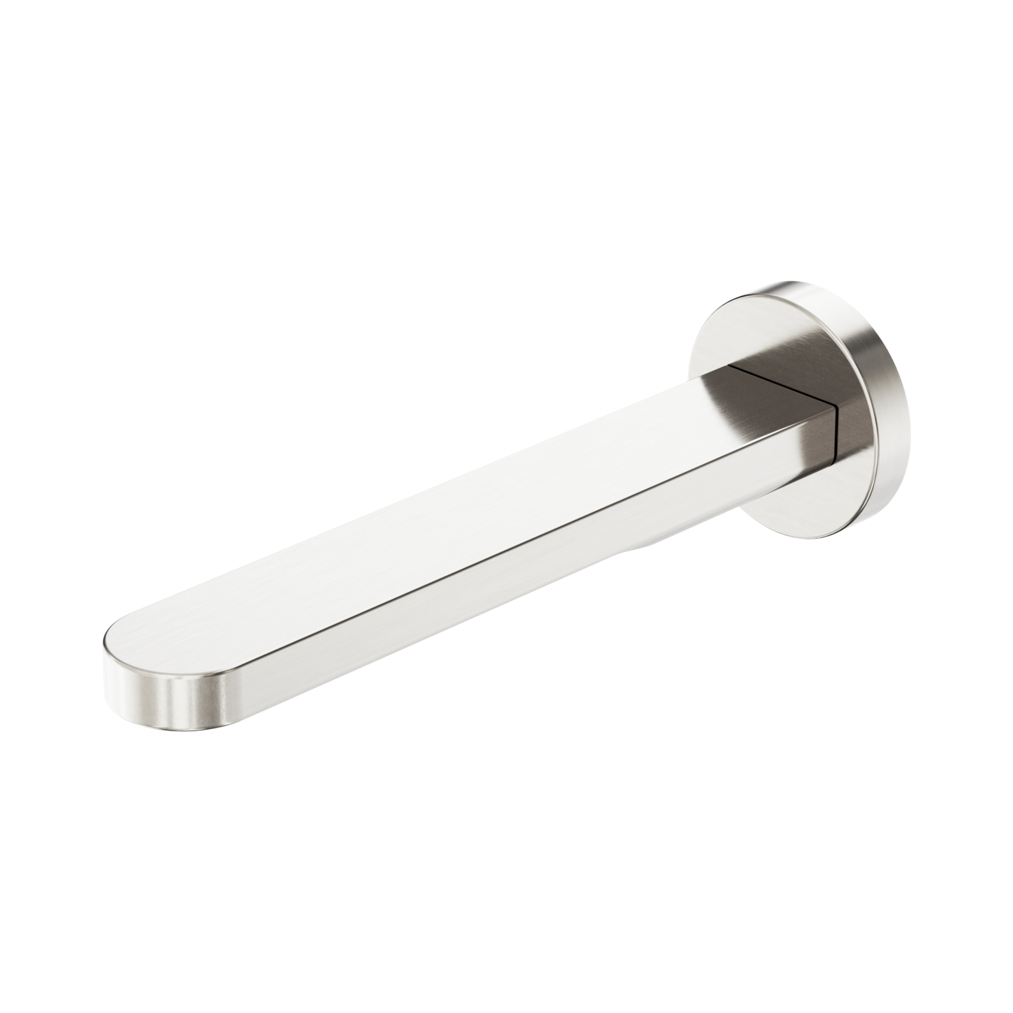 Nero Pure SS316L Round Bath Spout II Only, Brushed Nickel