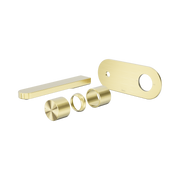 Nero Pure SS316L Progressive Wall Mixer Set Trim Kits Only, Brushed Gold