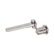 Nero Pure SS316L Progressive Wall Mixer Set Separate Back Plate, Brushed Nickel